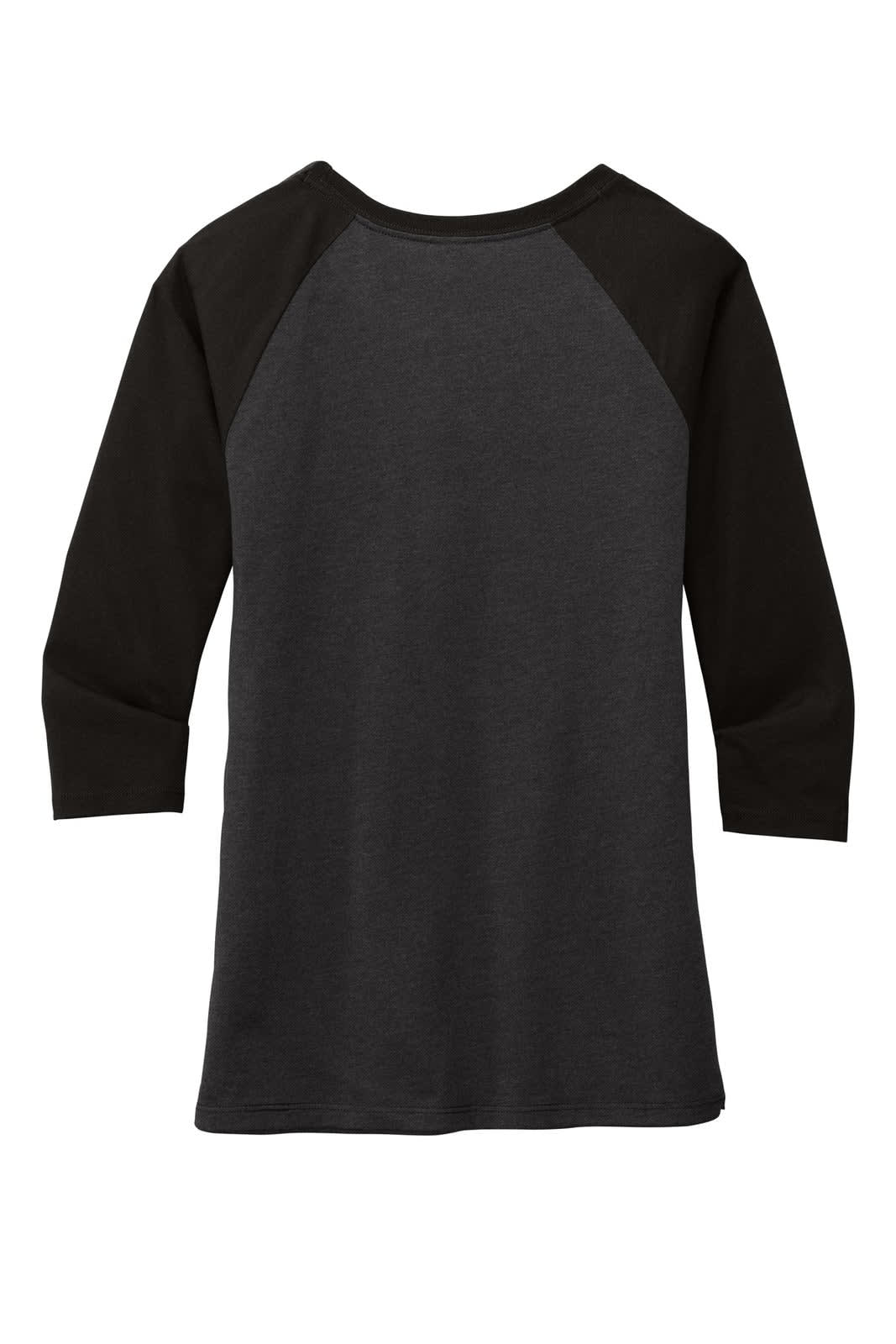 District Made Ladies Perfect Tri 3/4-Sleeve Raglan