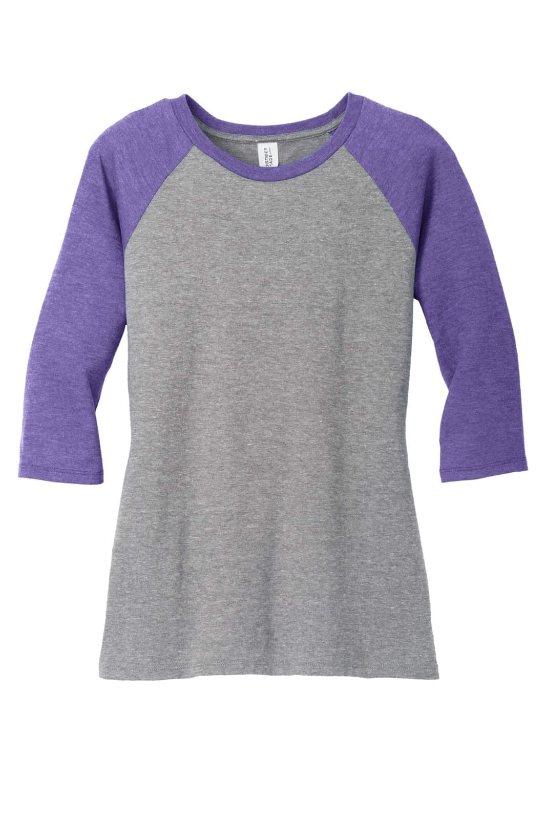 District Made Ladies Perfect Tri 3/4-Sleeve Raglan