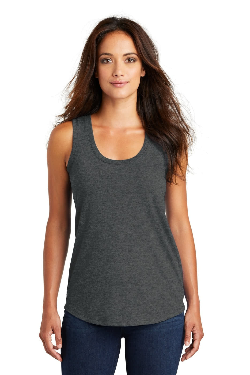 District Made Ladies Perfect Tri Racerback Tank