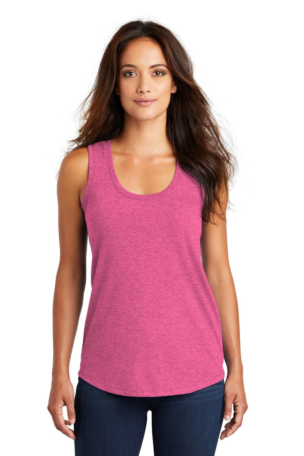 District Made Ladies Perfect Tri Racerback Tank