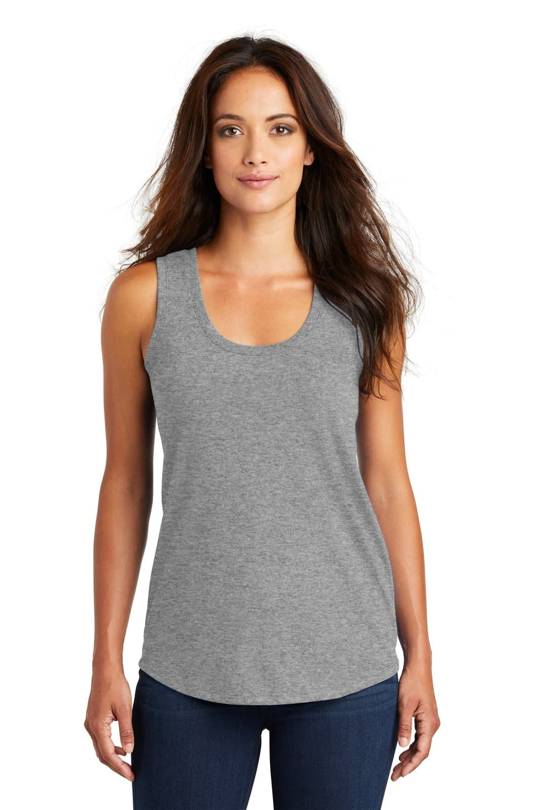 District Made Ladies Perfect Tri Racerback Tank