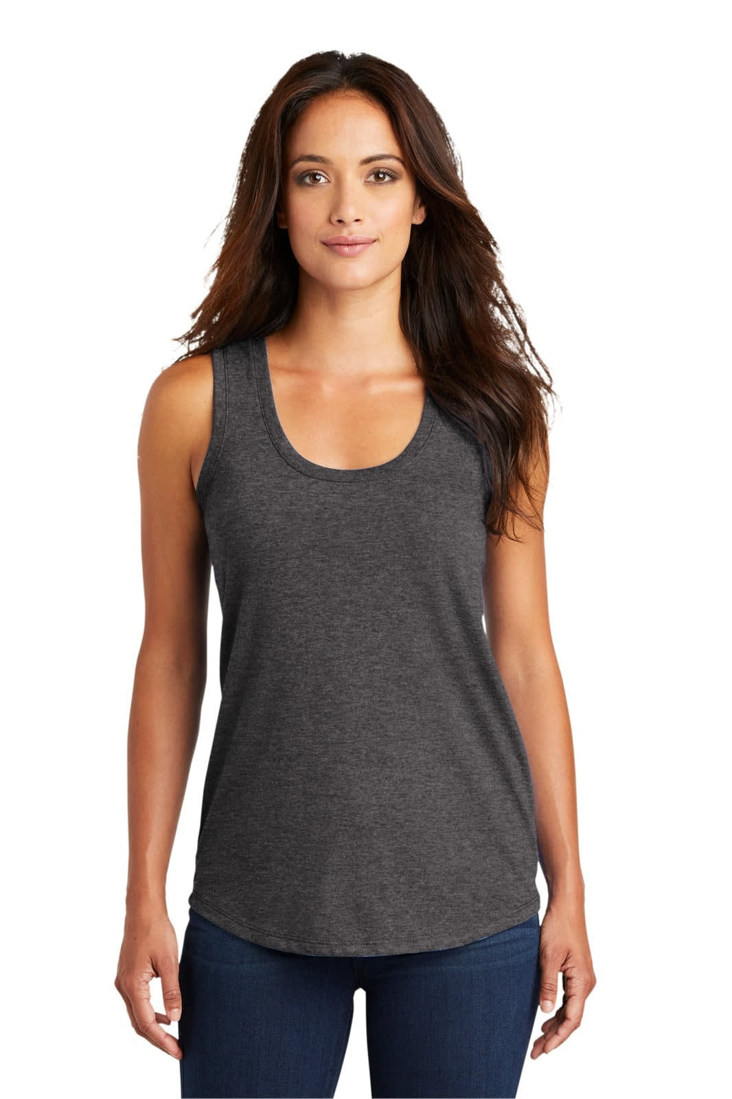 District Made Ladies Perfect Tri Racerback Tank