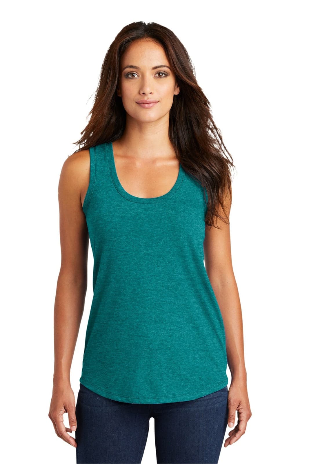 District Made Ladies Perfect Tri Racerback Tank