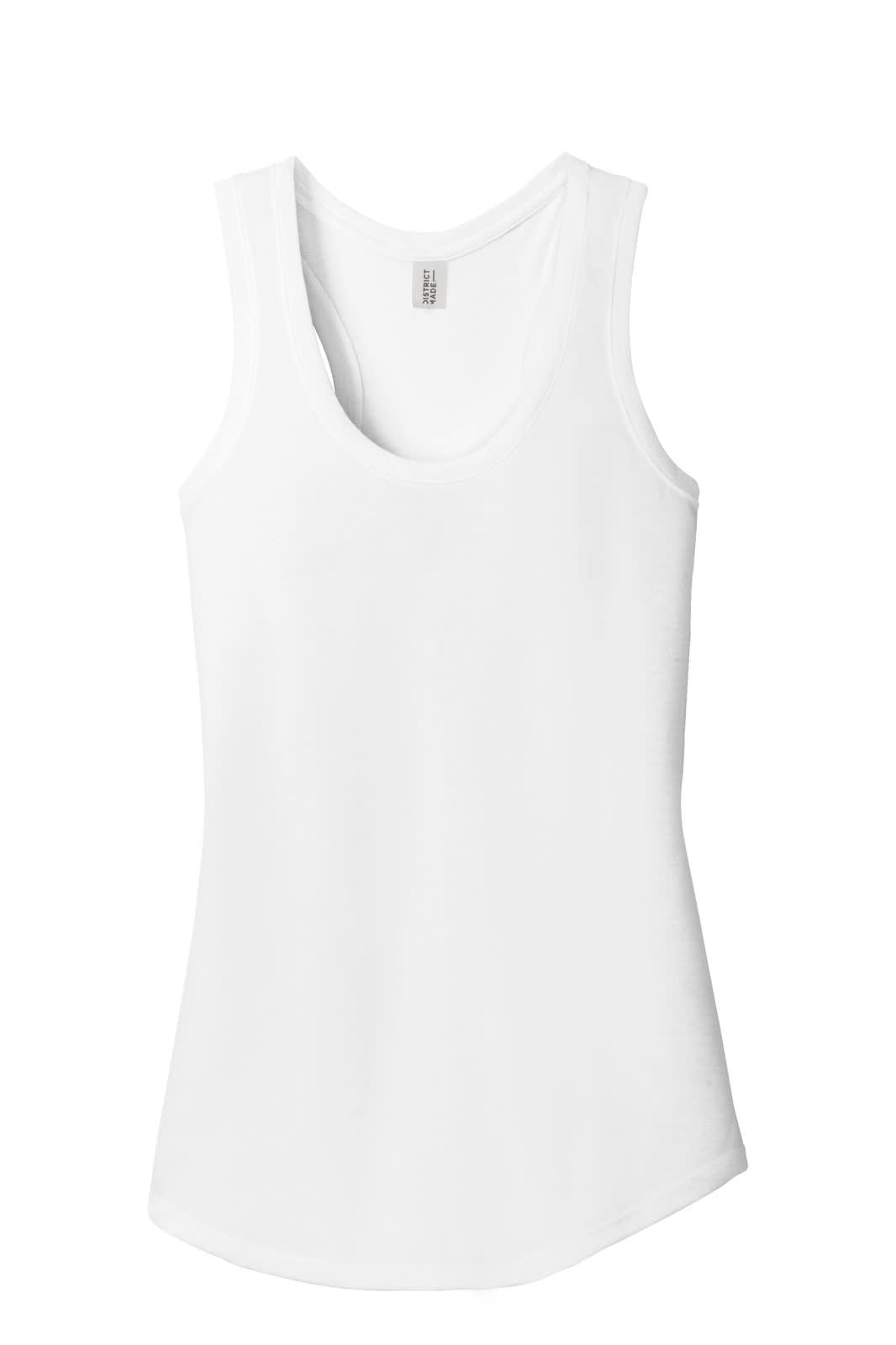 District Made Ladies Perfect Tri Racerback Tank