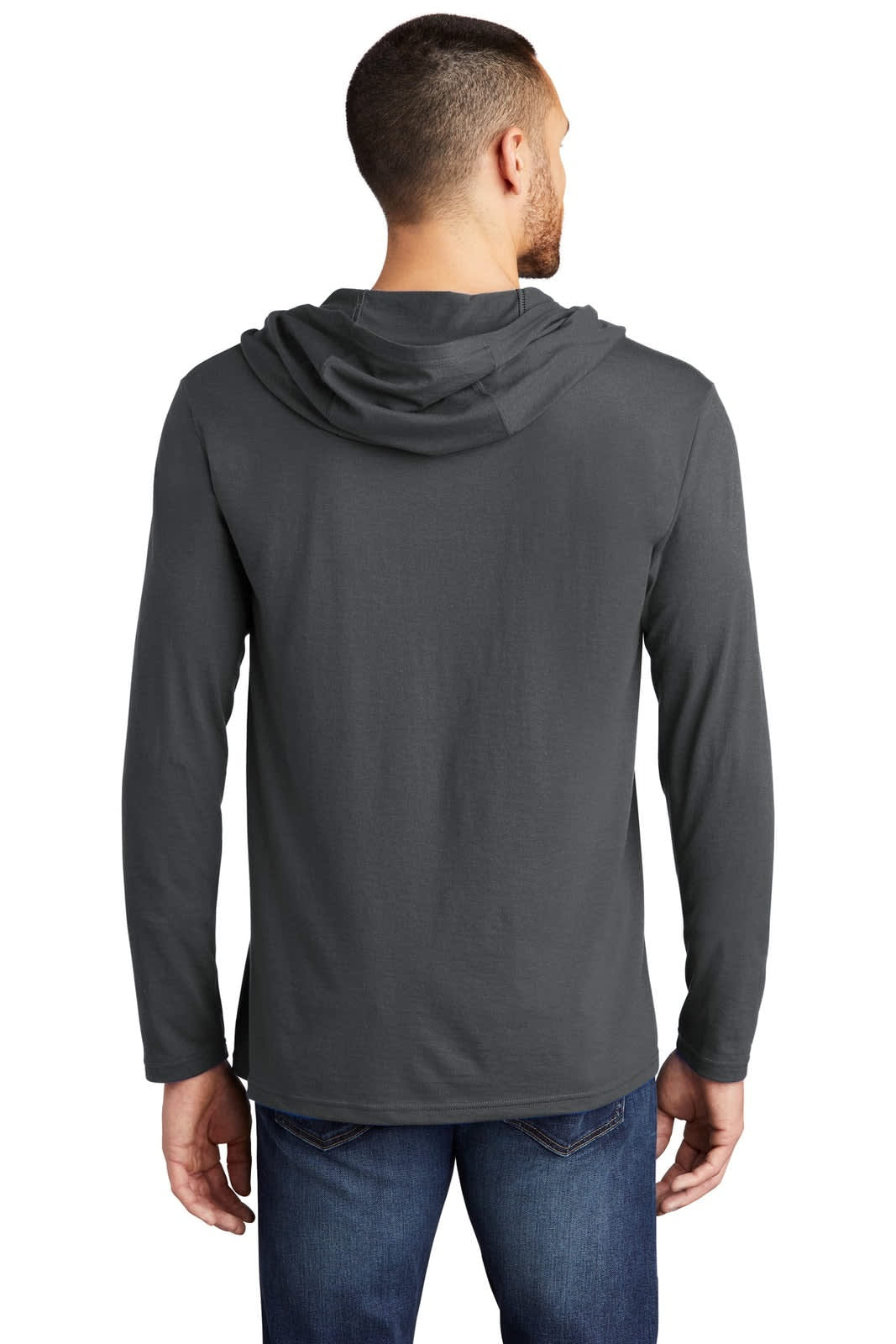 District Made Mens Perfect Tri Long Sleeve Hoodie