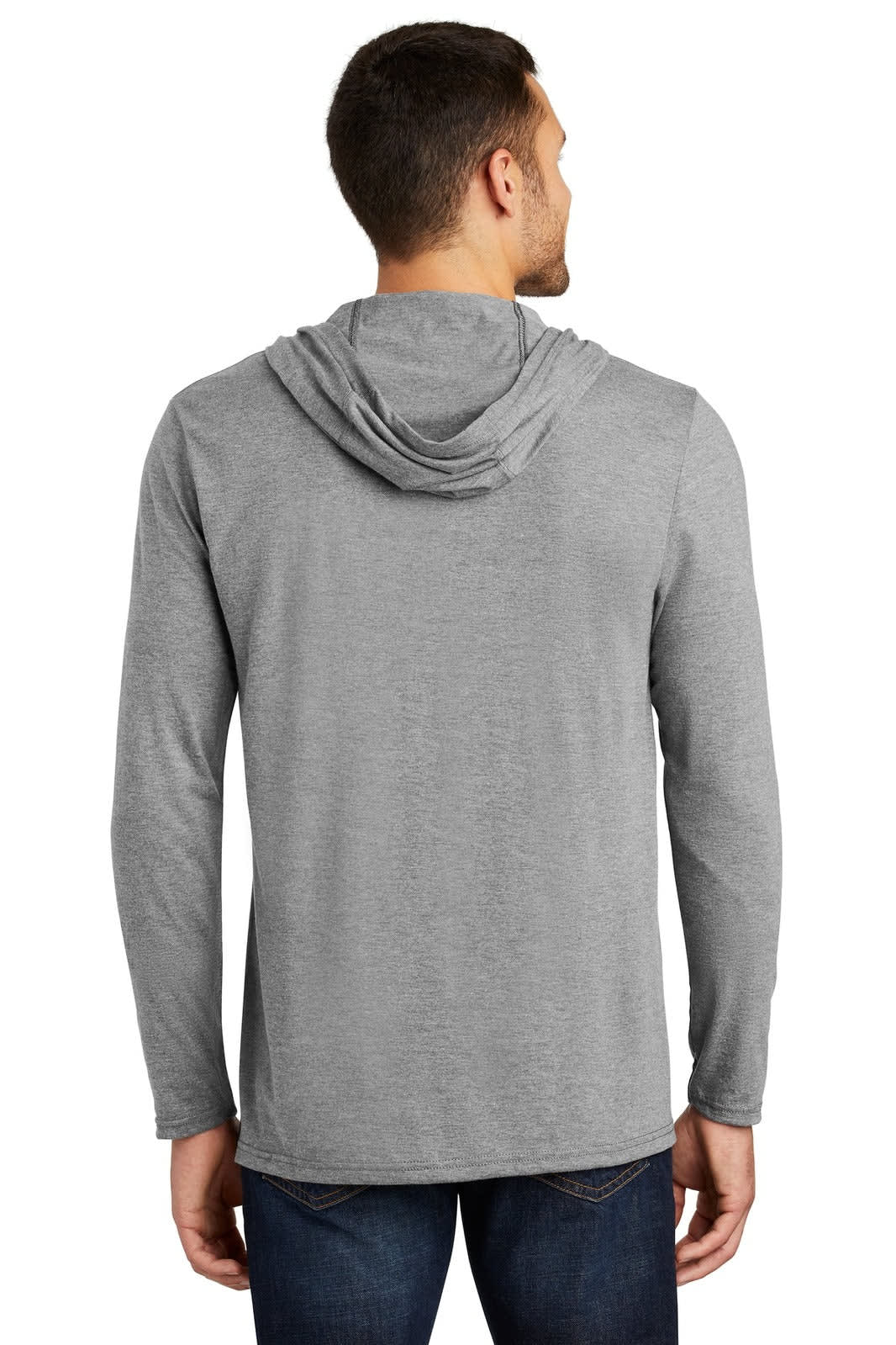 District Made Mens Perfect Tri Long Sleeve Hoodie