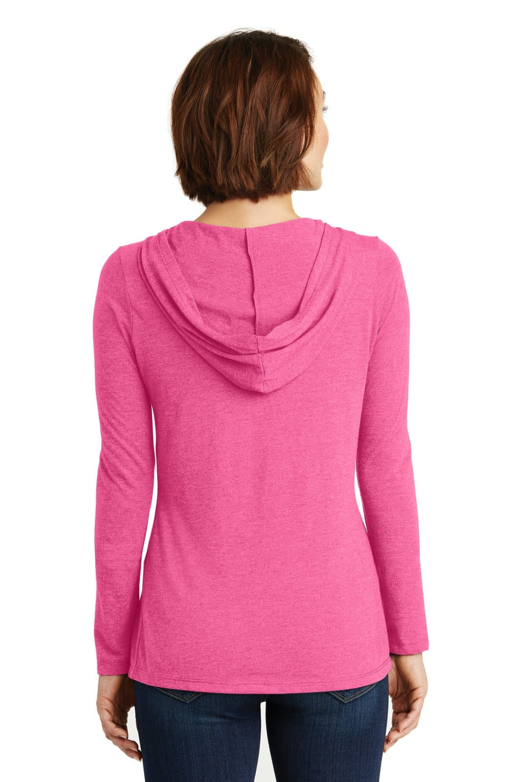 District Made Ladies Perfect Tri Long Sleeve Hoodie