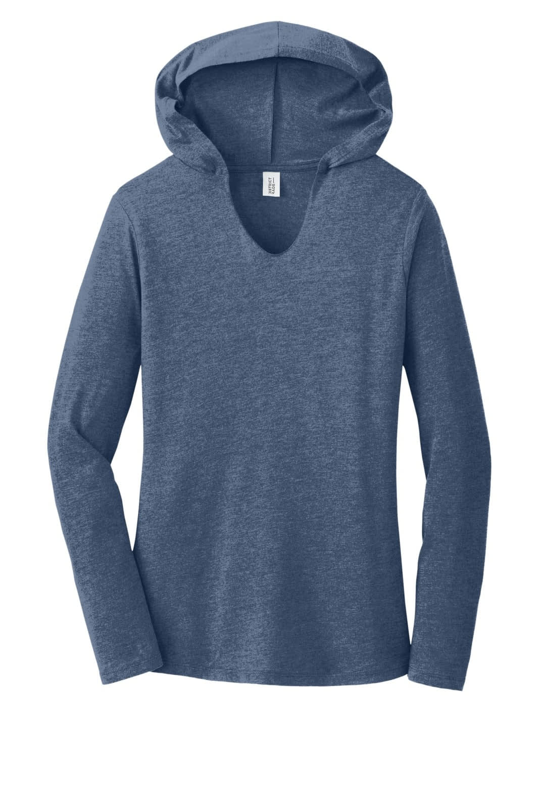 District Made Ladies Perfect Tri Long Sleeve Hoodie