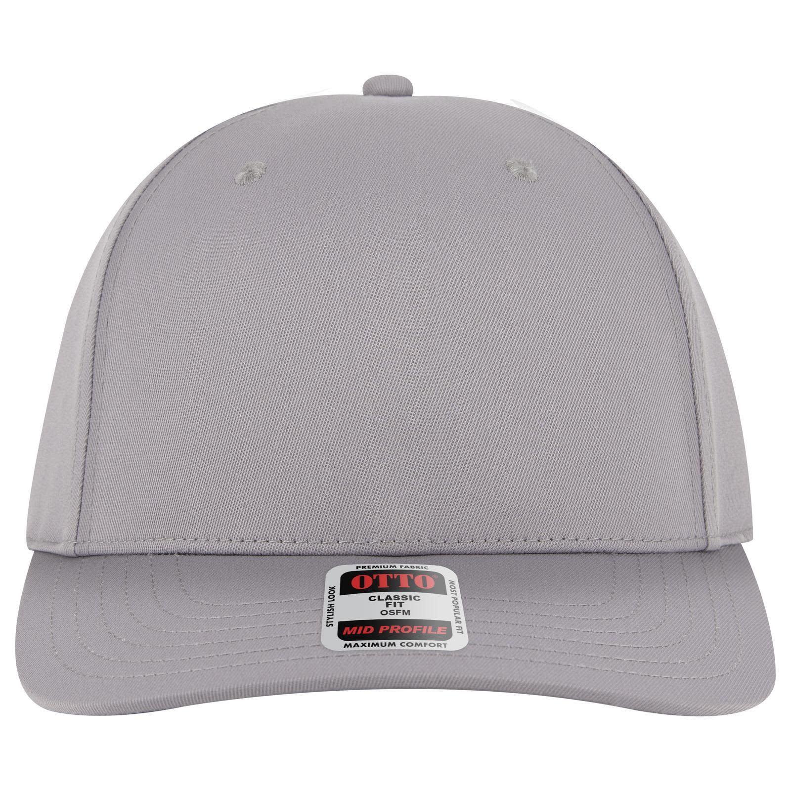 Seamless 6 Panel Mid Profile Baseball Cap
