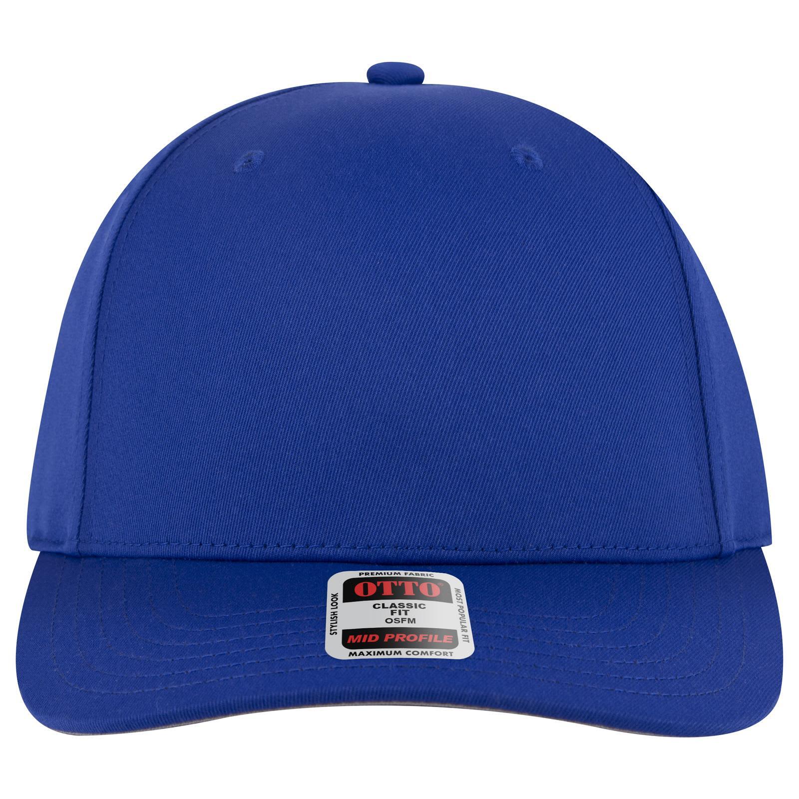 Seamless 6 Panel Mid Profile Baseball Cap