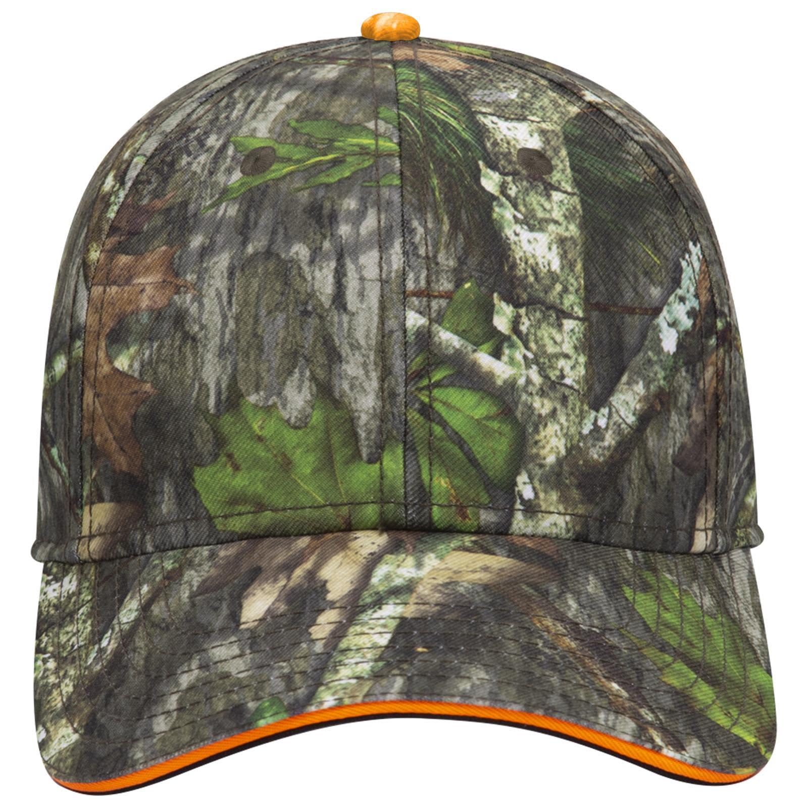 Camo Sandwich 6 Panel Low Profile Baseball Cap