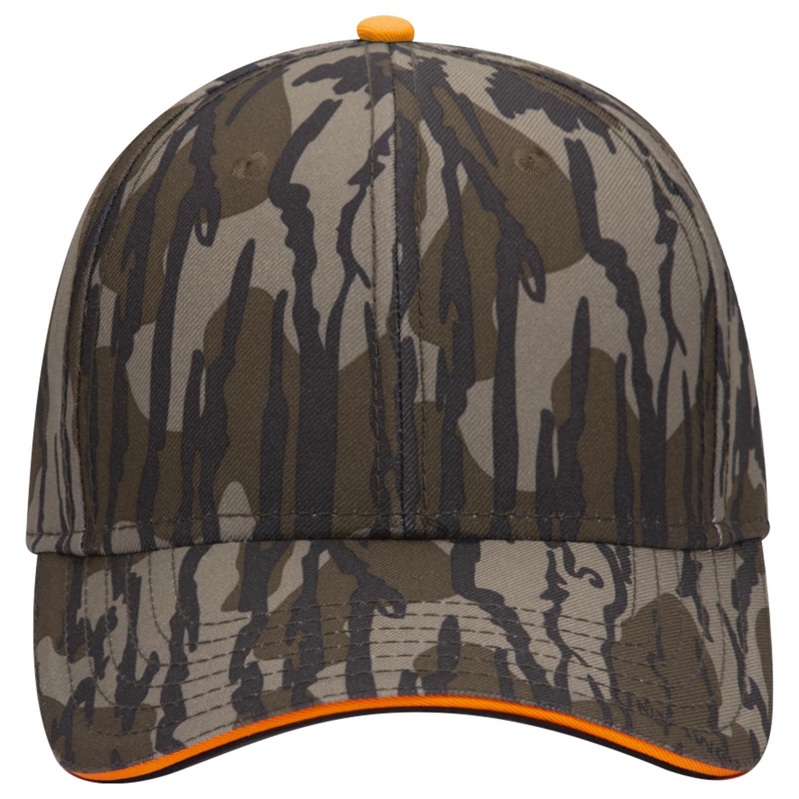 Camo Sandwich 6 Panel Low Profile Baseball Cap