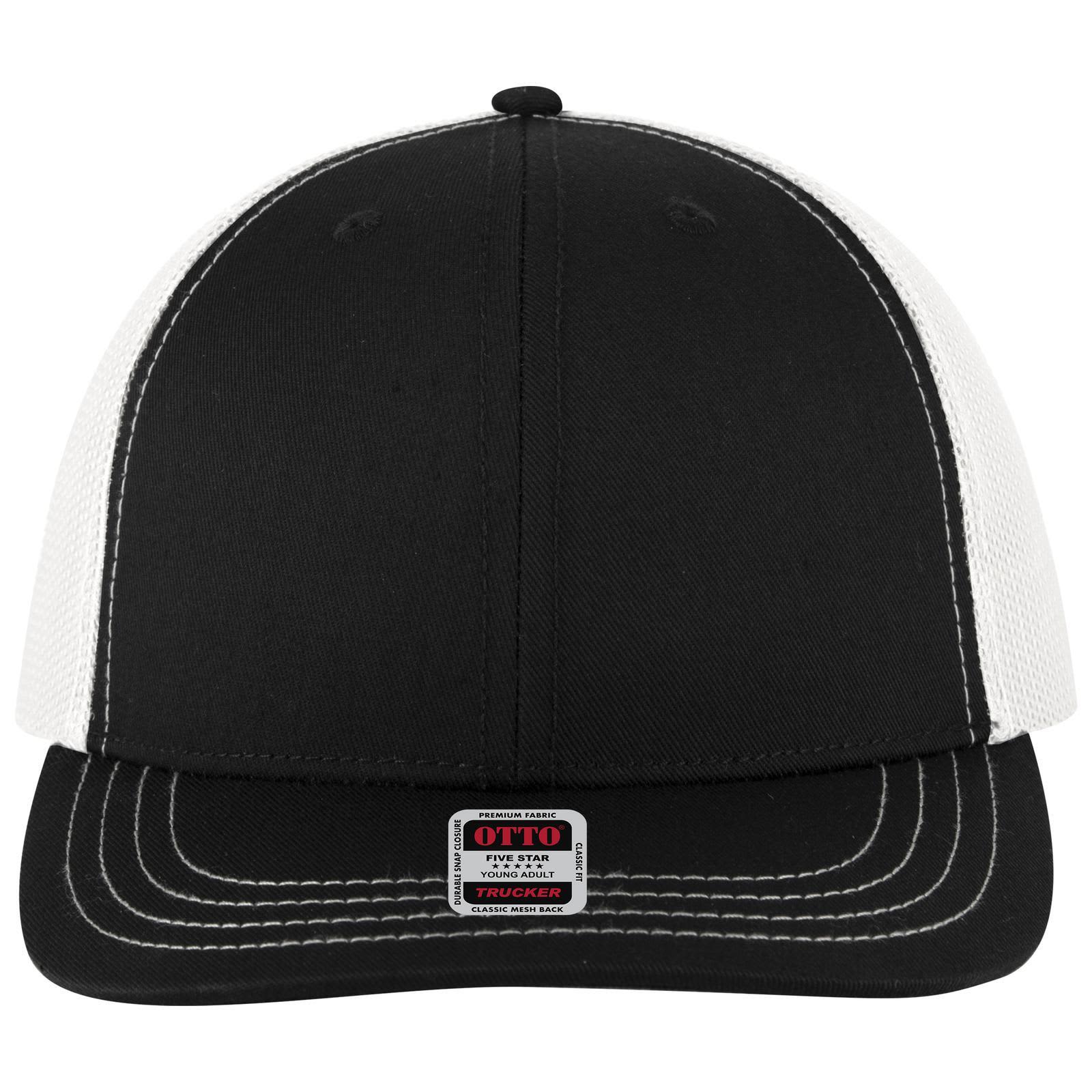 6 Panel Mid Profile Trucker Cap (Youth)
