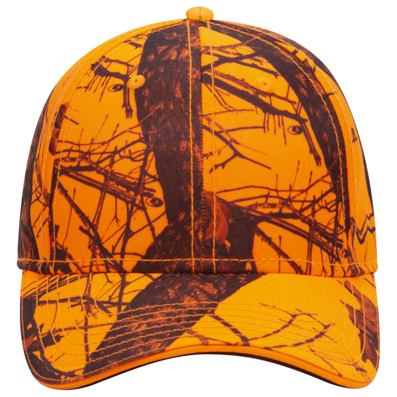 Camo Sandwich 6 Panel Low Profile Baseball Cap