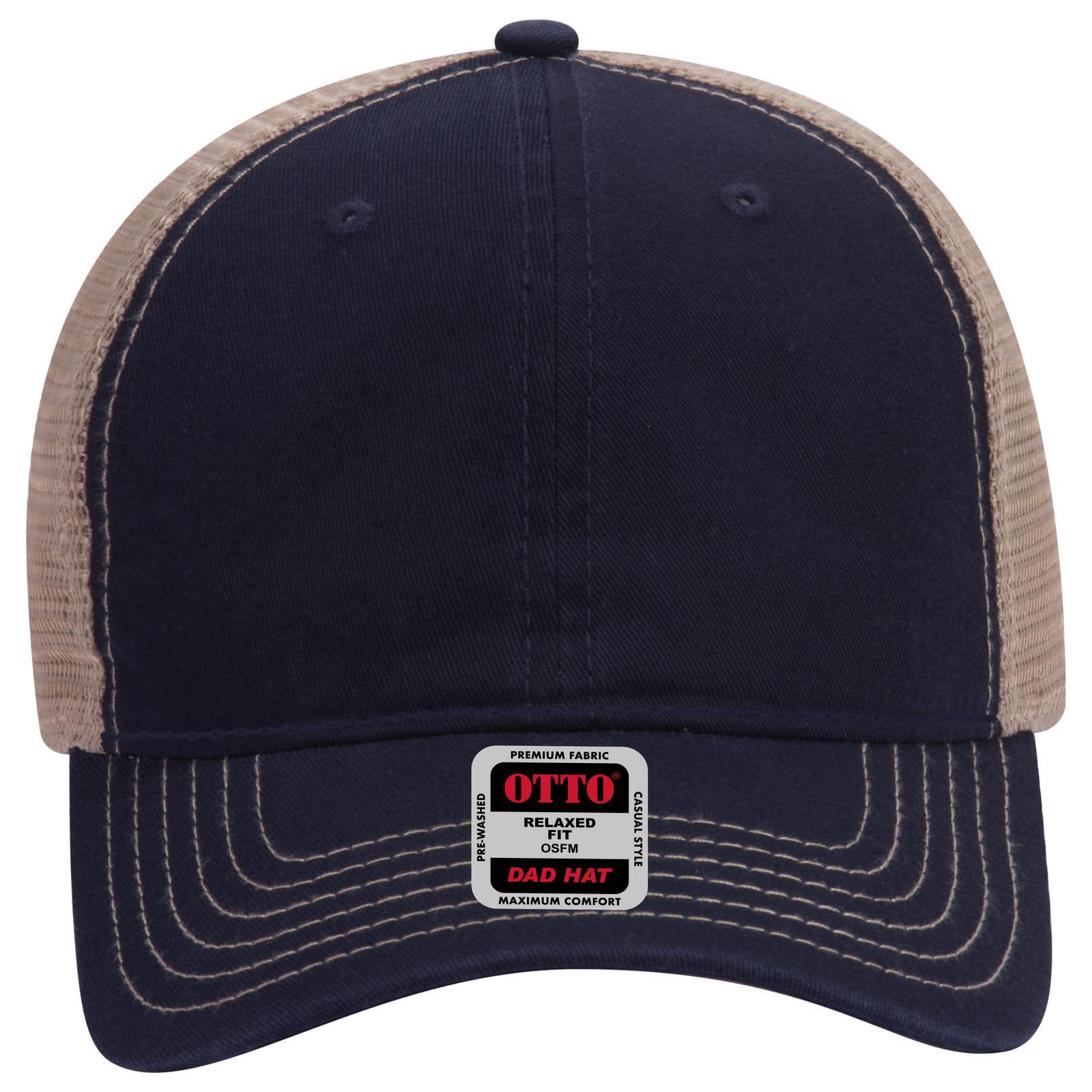 6 Panel Low Profile Trucker Dad Cap