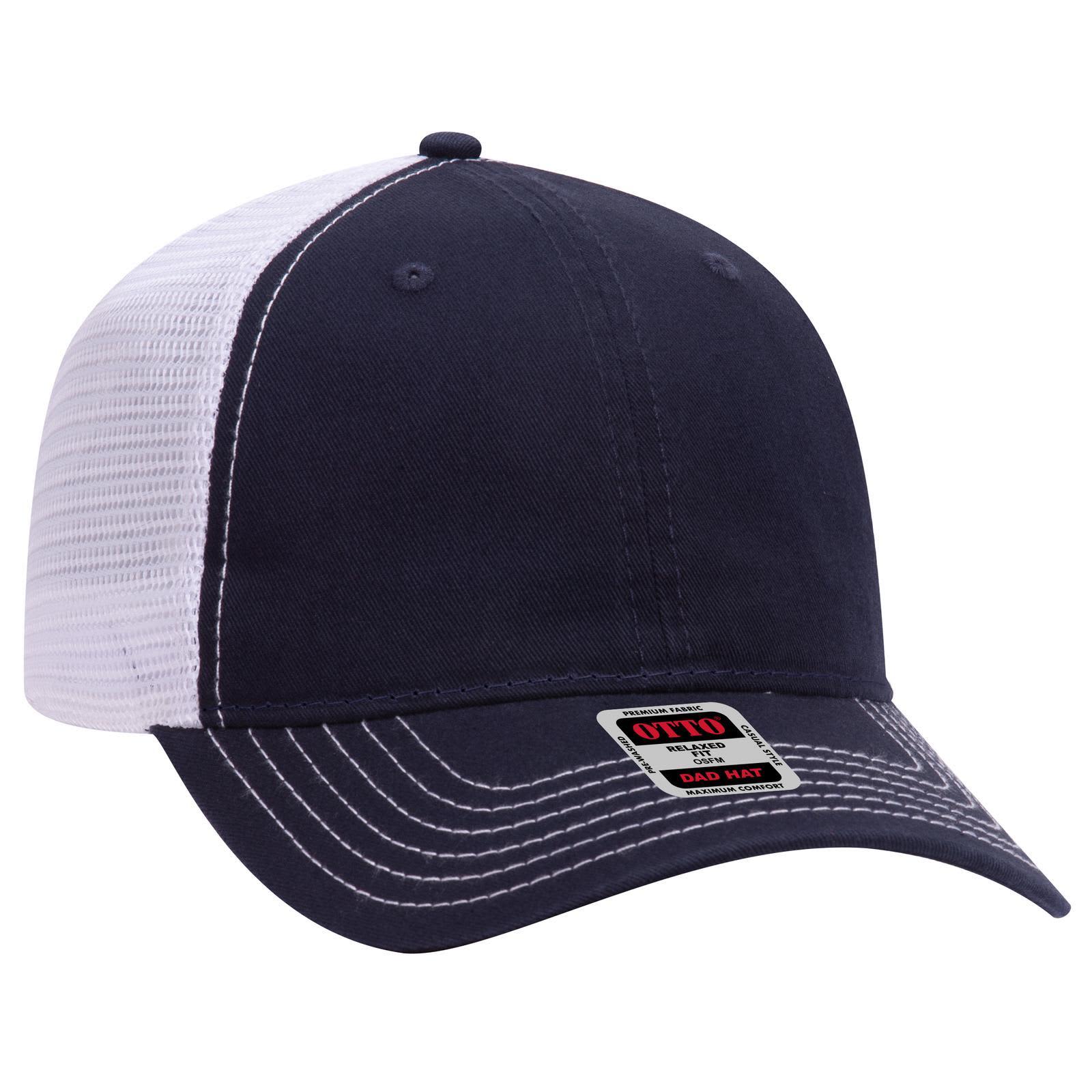 6 Panel Low Profile Trucker Dad Cap