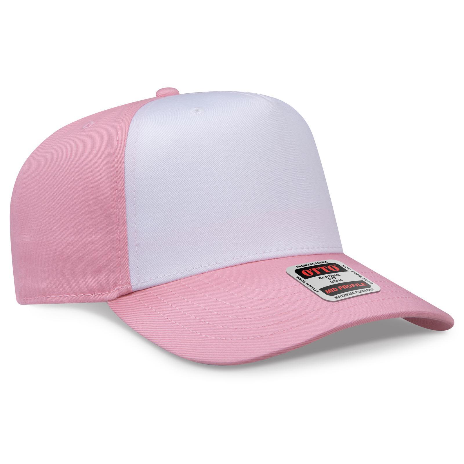 5 Panel Mid Crown Baseball Cap