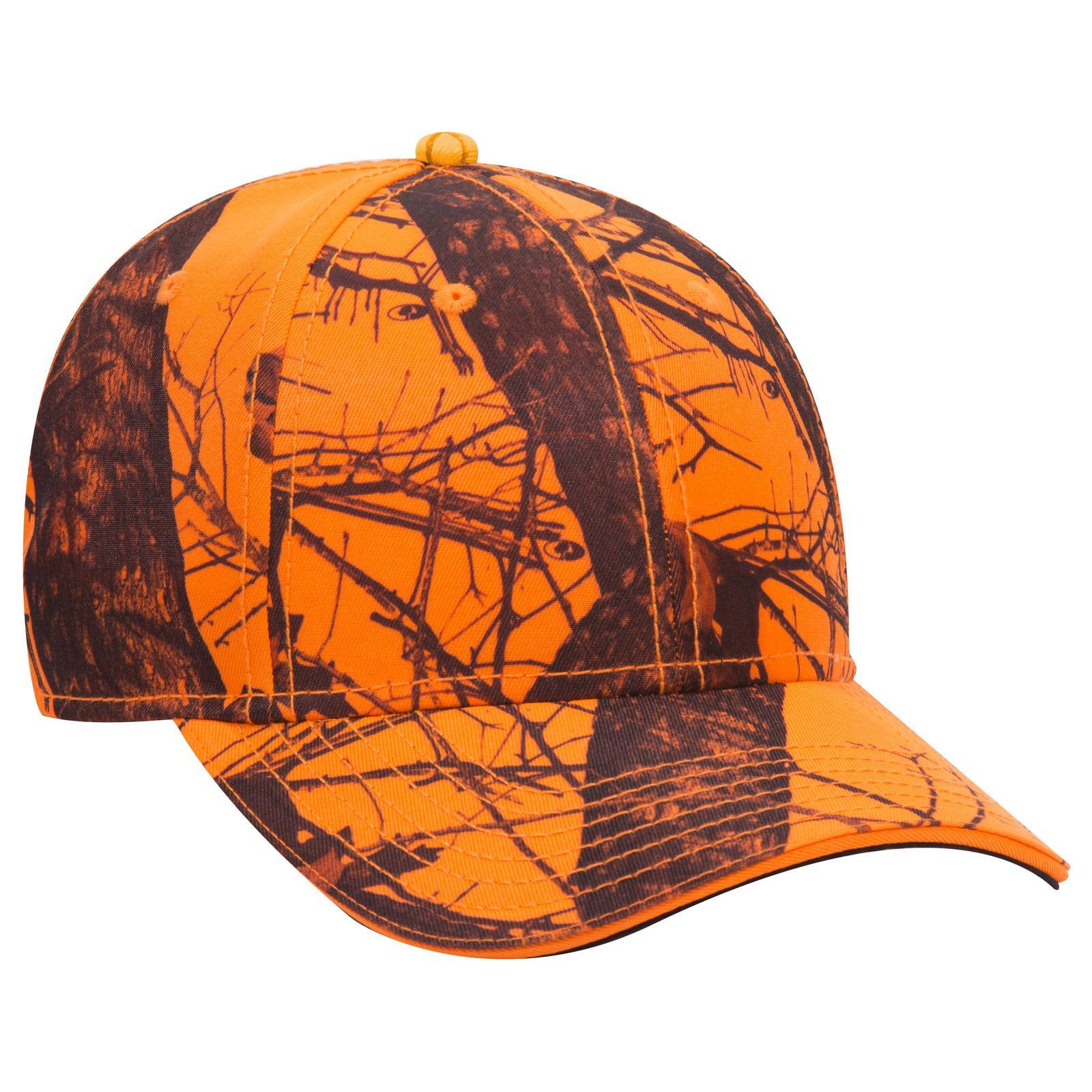 Camo Sandwich 6 Panel Low Profile Baseball Cap