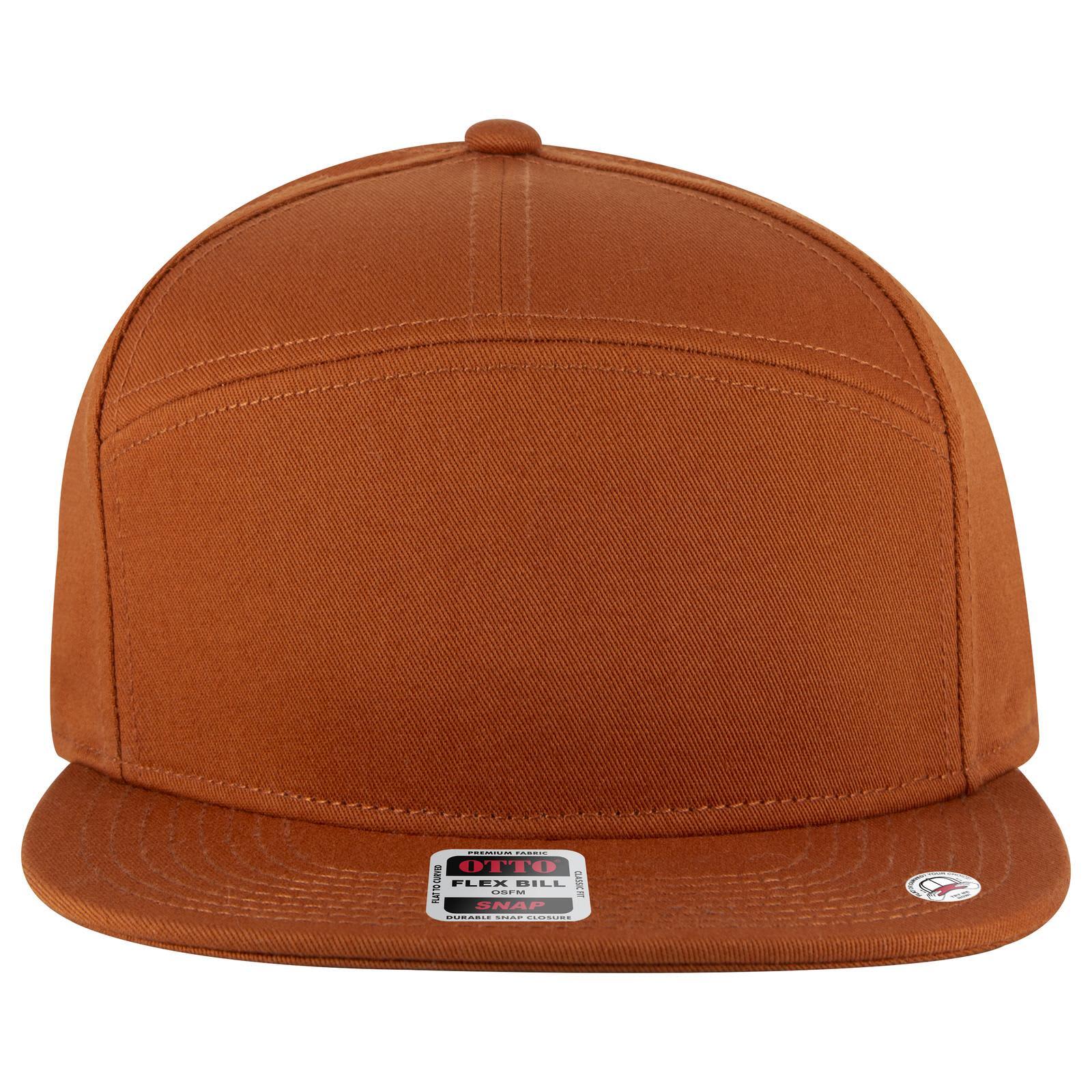 7 Panel Mid Profile Snapback Cap