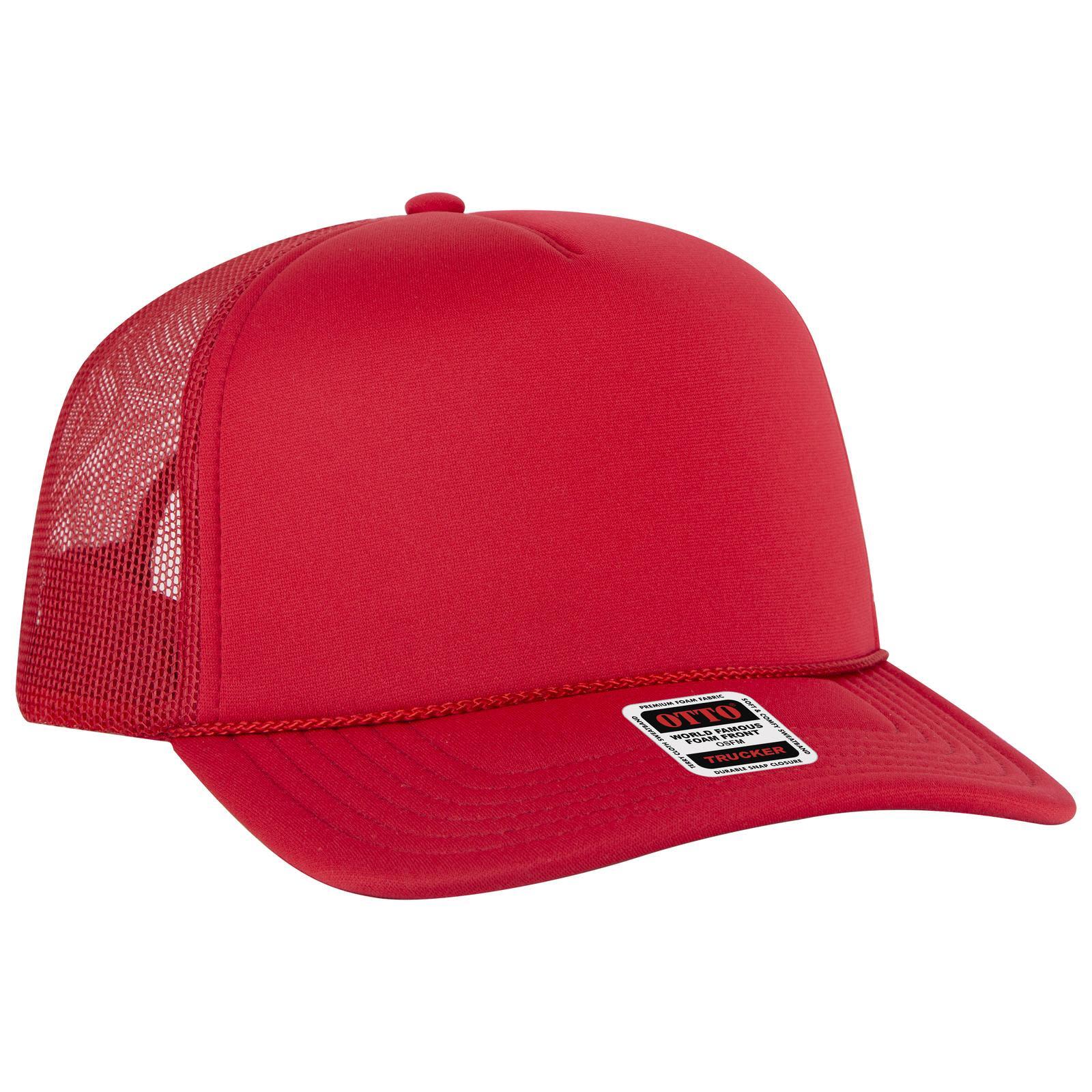 5 Panel High Crown Trucker Cap