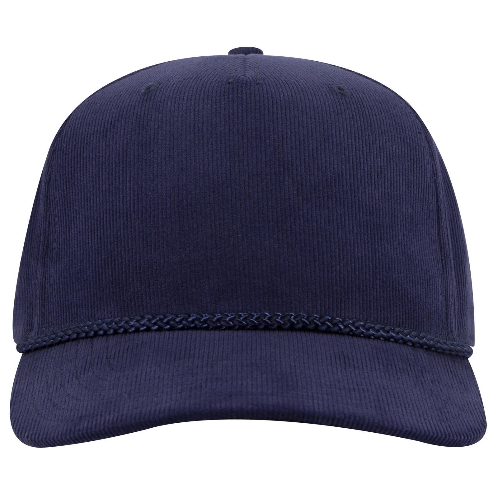 5 Panel Mid Profile Corduroy Baseball Cap