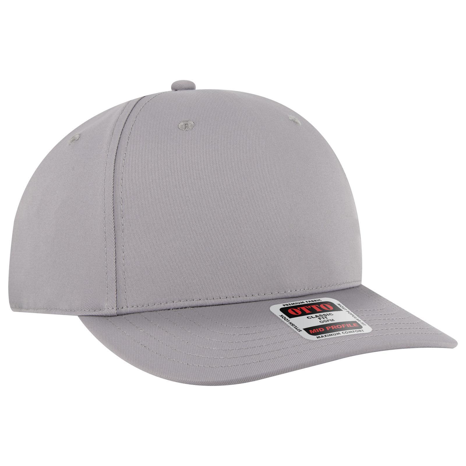 Seamless 6 Panel Mid Profile Baseball Cap