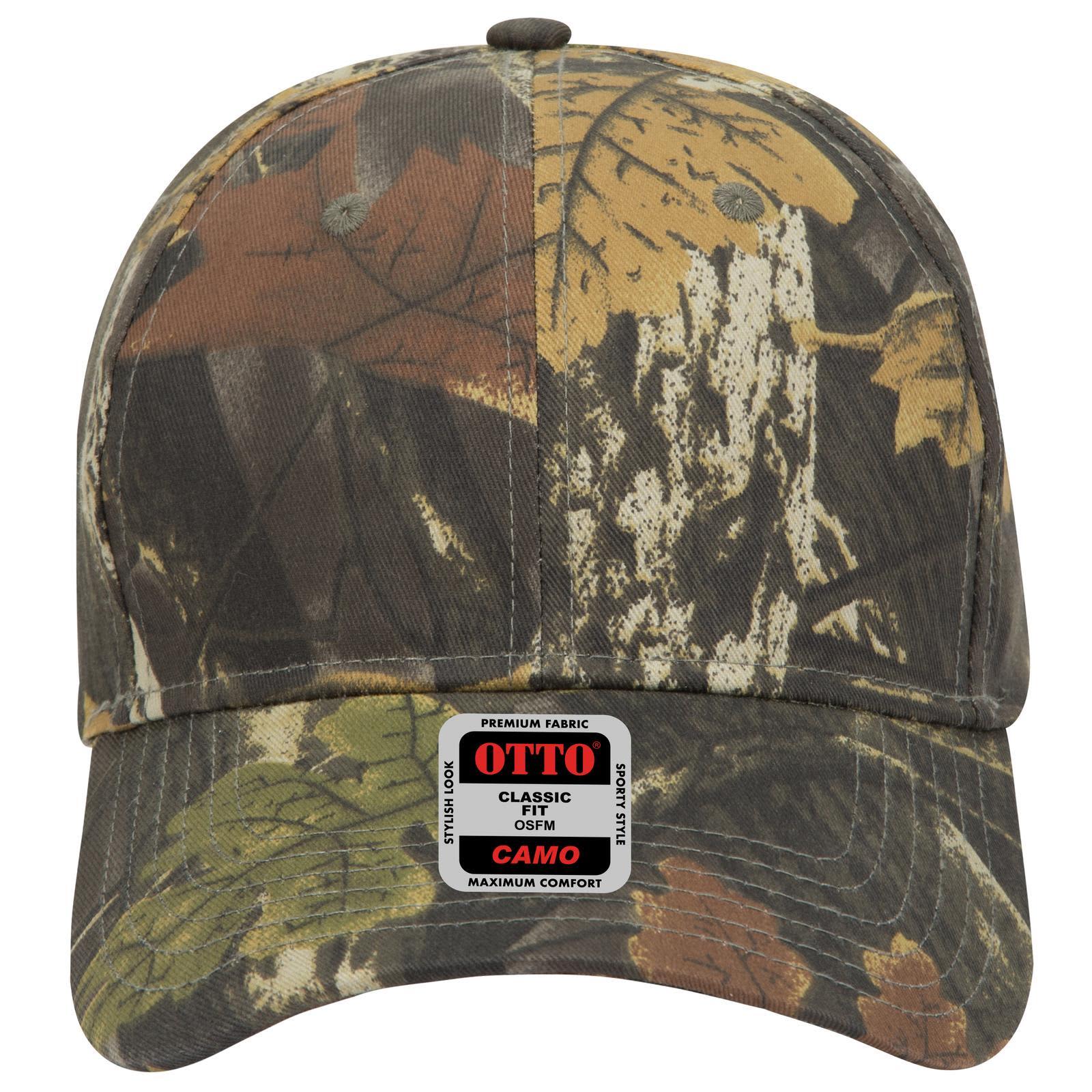 Camo 6 Panel Low Profile Baseball Cap Camo