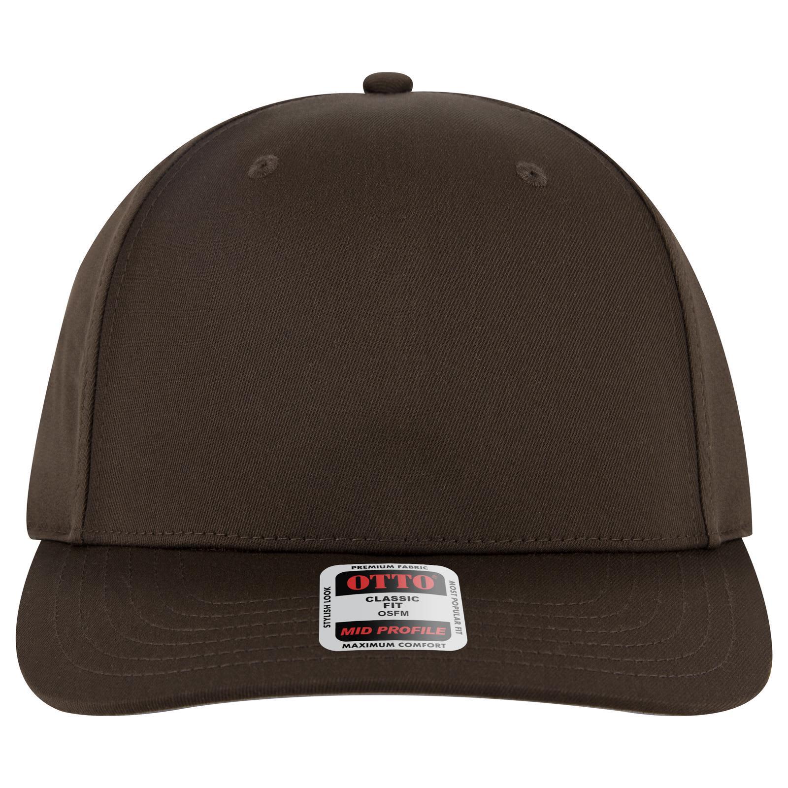 Seamless 6 Panel Mid Profile Baseball Cap