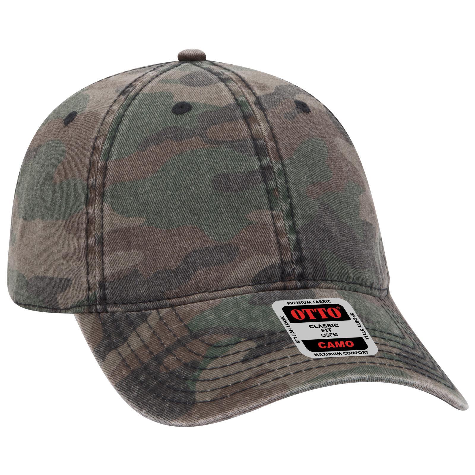 Digital Camo 6 Panel Low Profile Baseball Cap