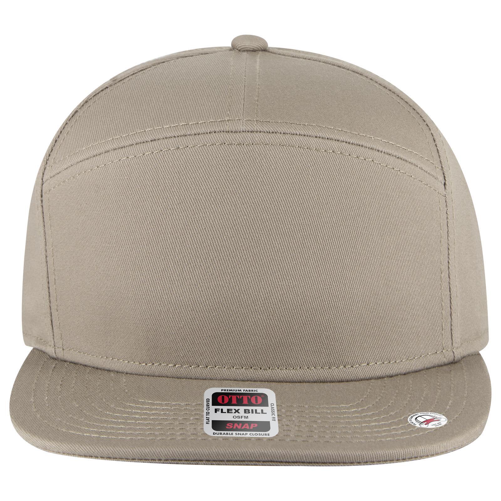 7 Panel Mid Profile Snapback Cap