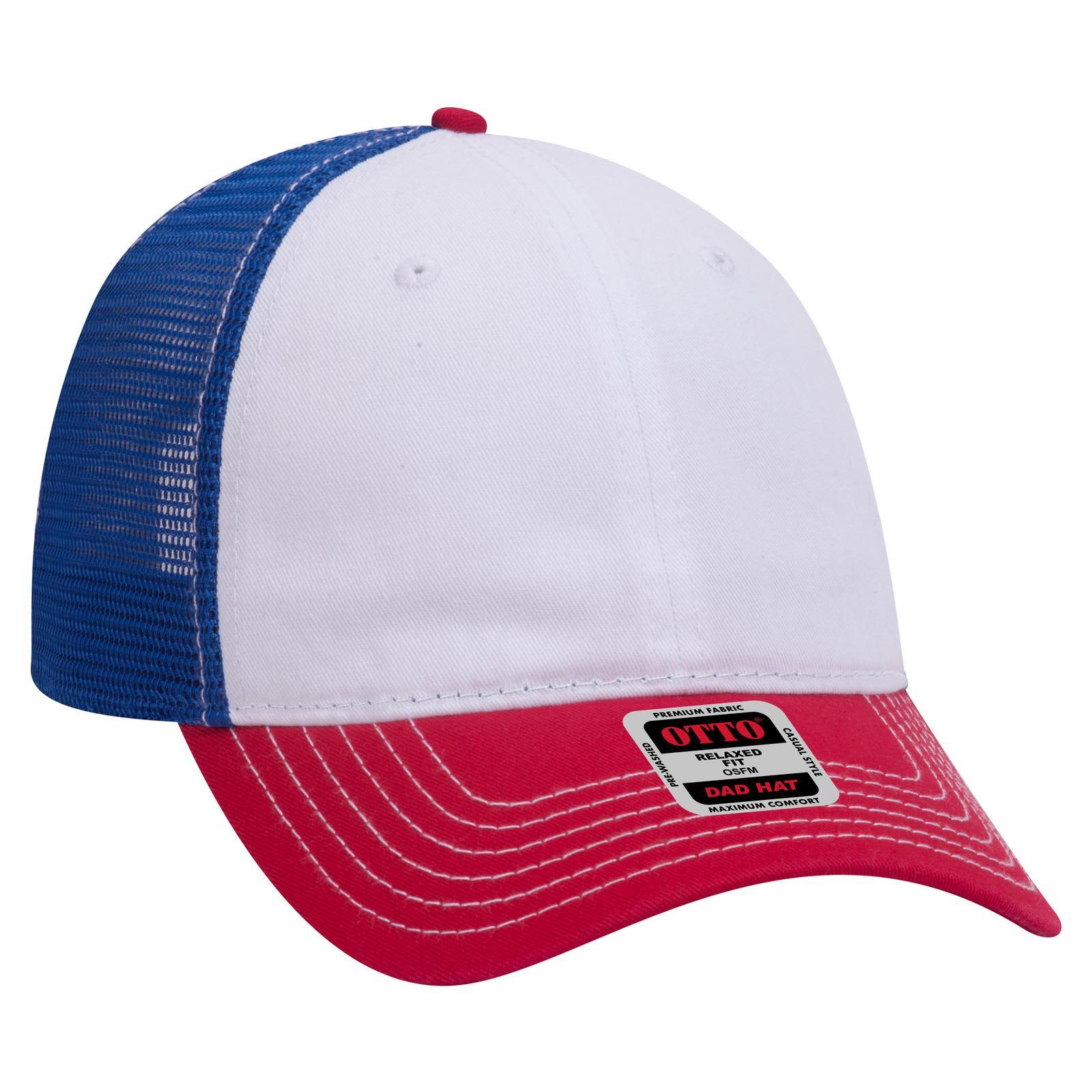 6 Panel Low Profile Trucker Dad Cap
