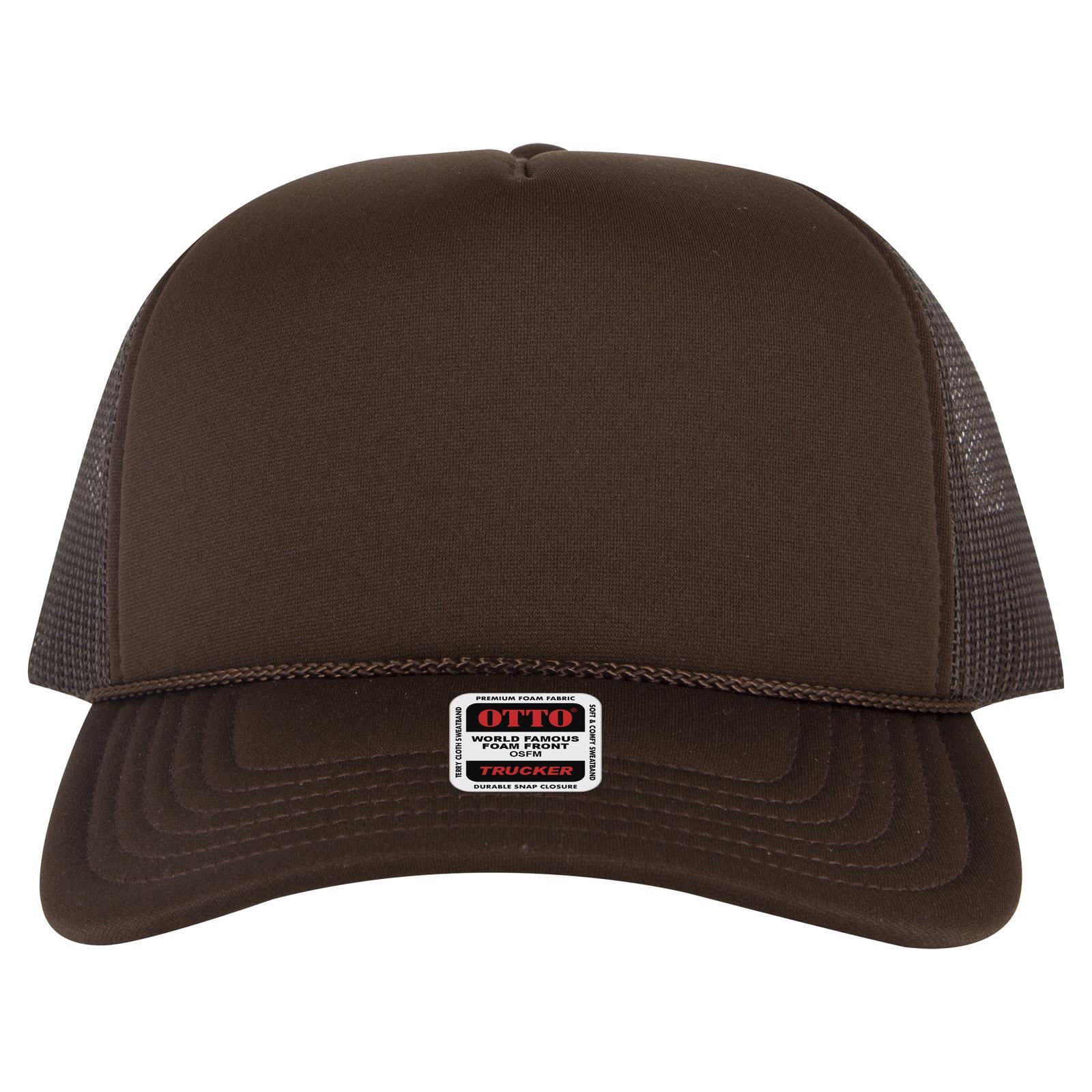 5 Panel High Crown Trucker Cap