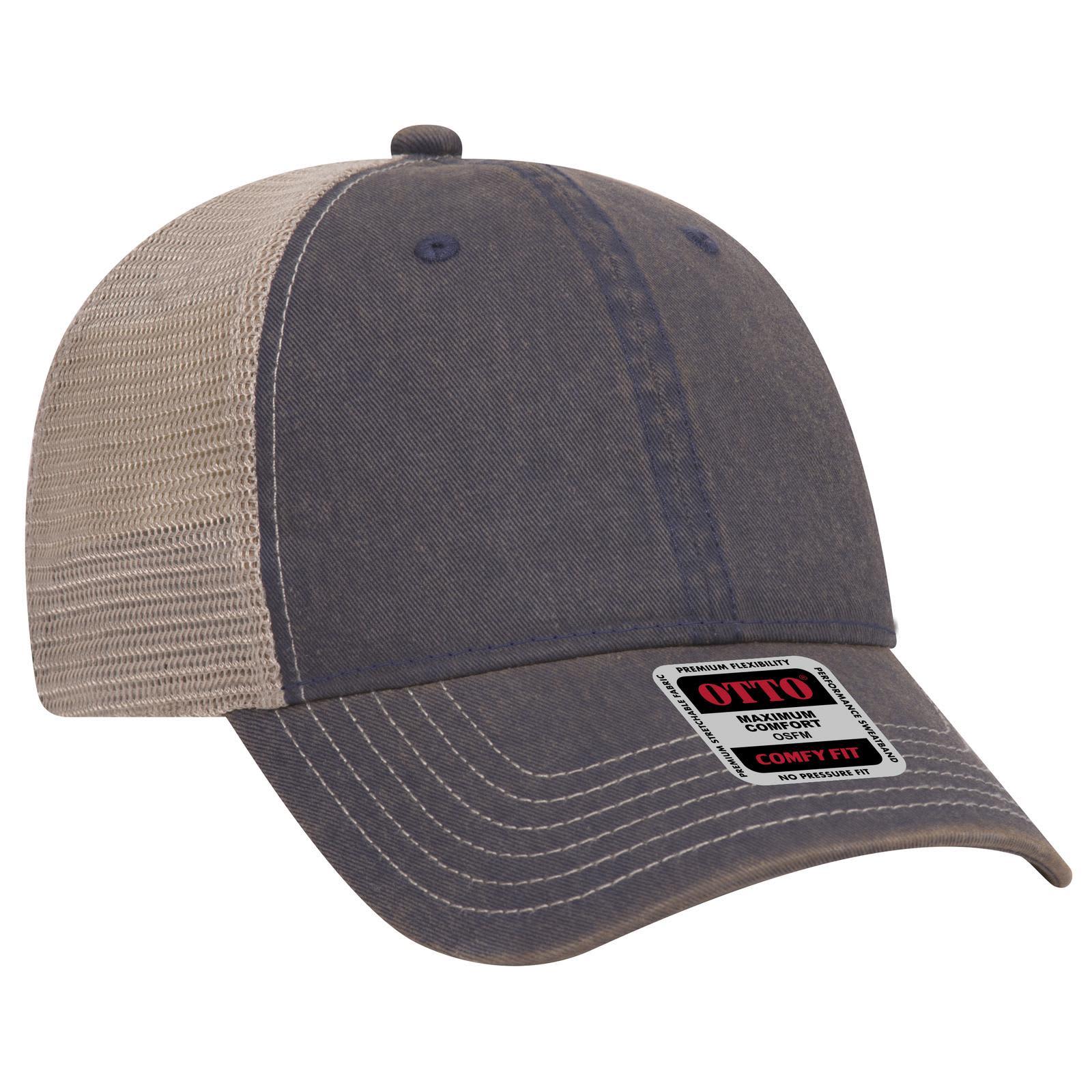 6 Panel Low Profile Relaxed Trucker Cap