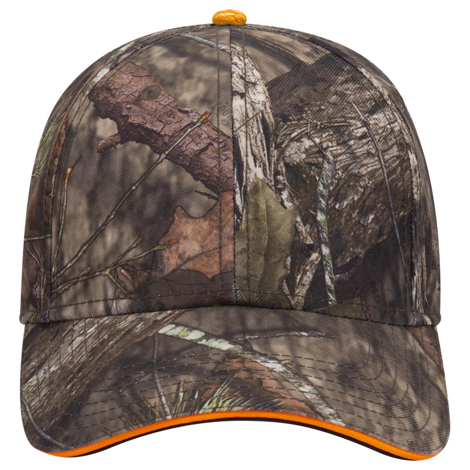Camo Sandwich 6 Panel Low Profile Baseball Cap