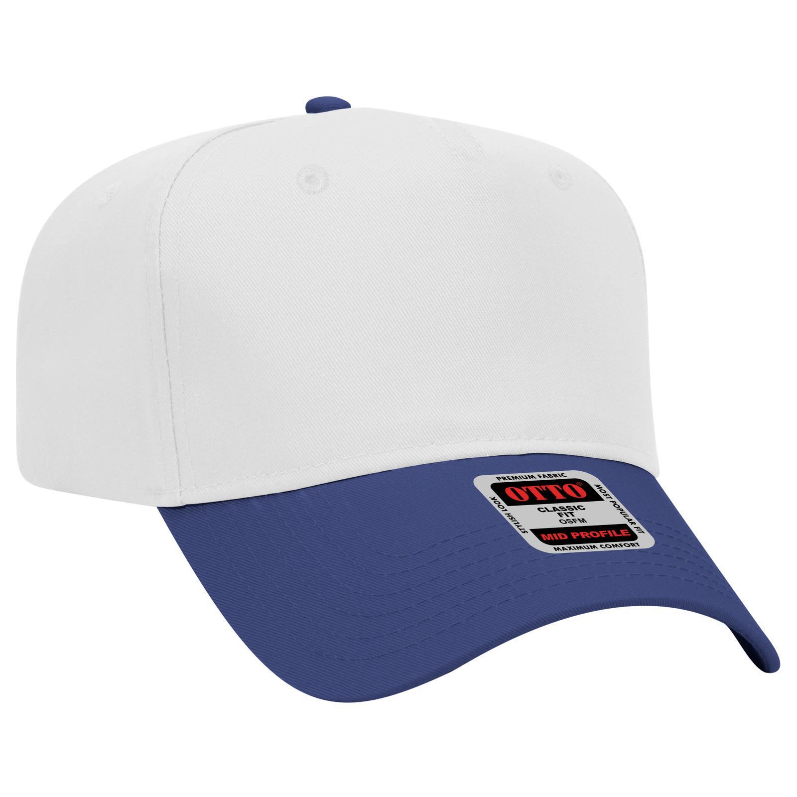5 Panel Mid Crown Baseball Cap