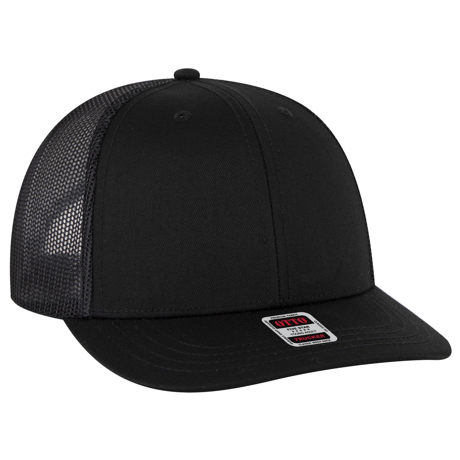 6 Panel Mid Profile Trucker Cap (Youth)