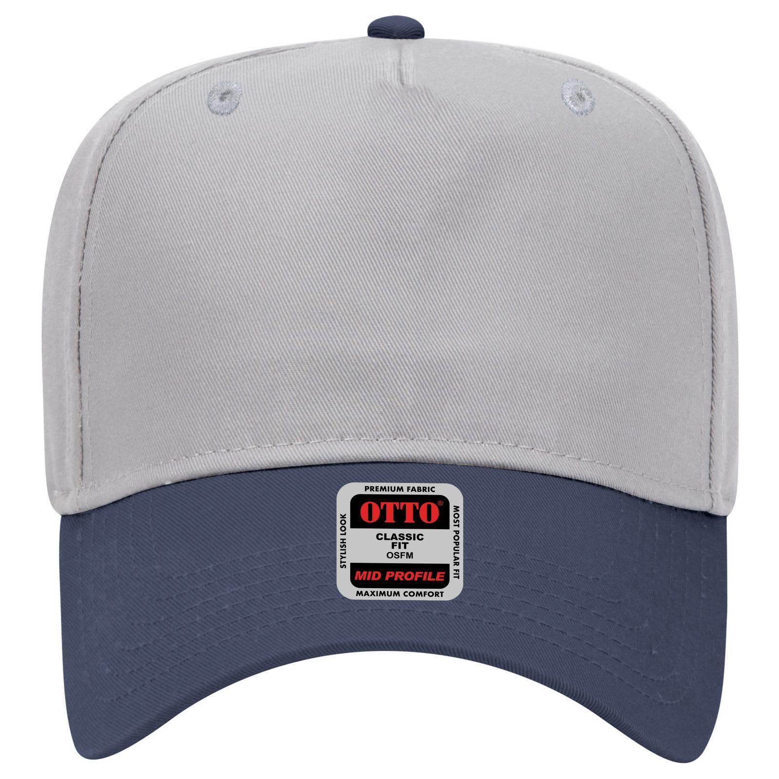 5 Panel Mid Crown Baseball Cap