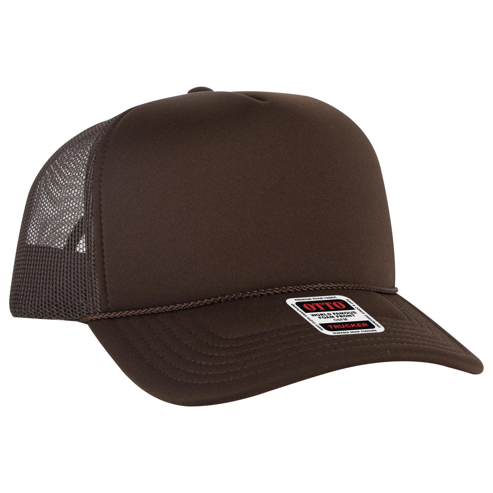 5 Panel High Crown Trucker Cap