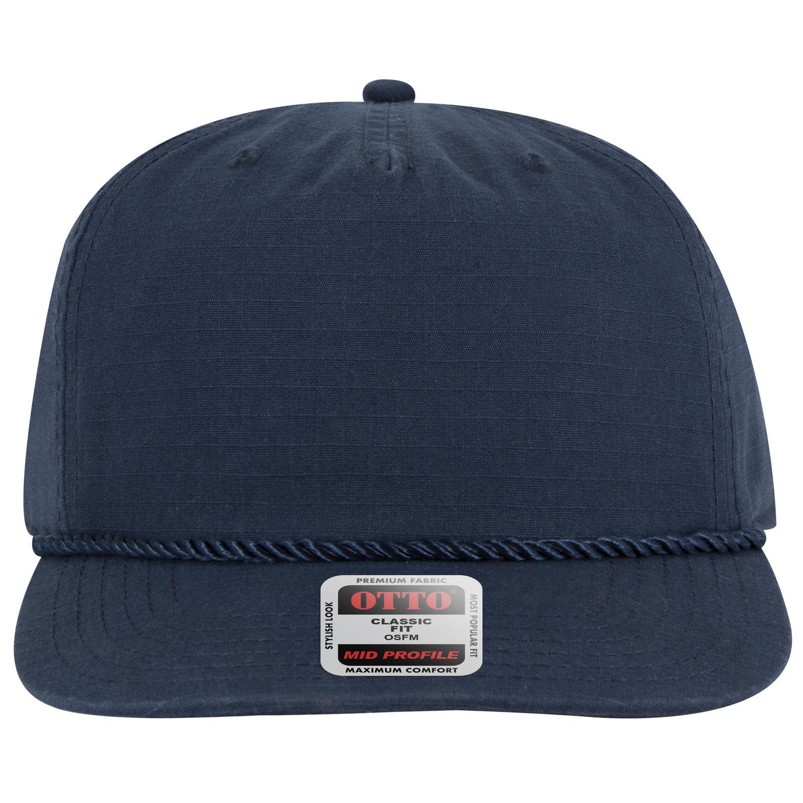 5 Panel Mid Profile Baseball Hat