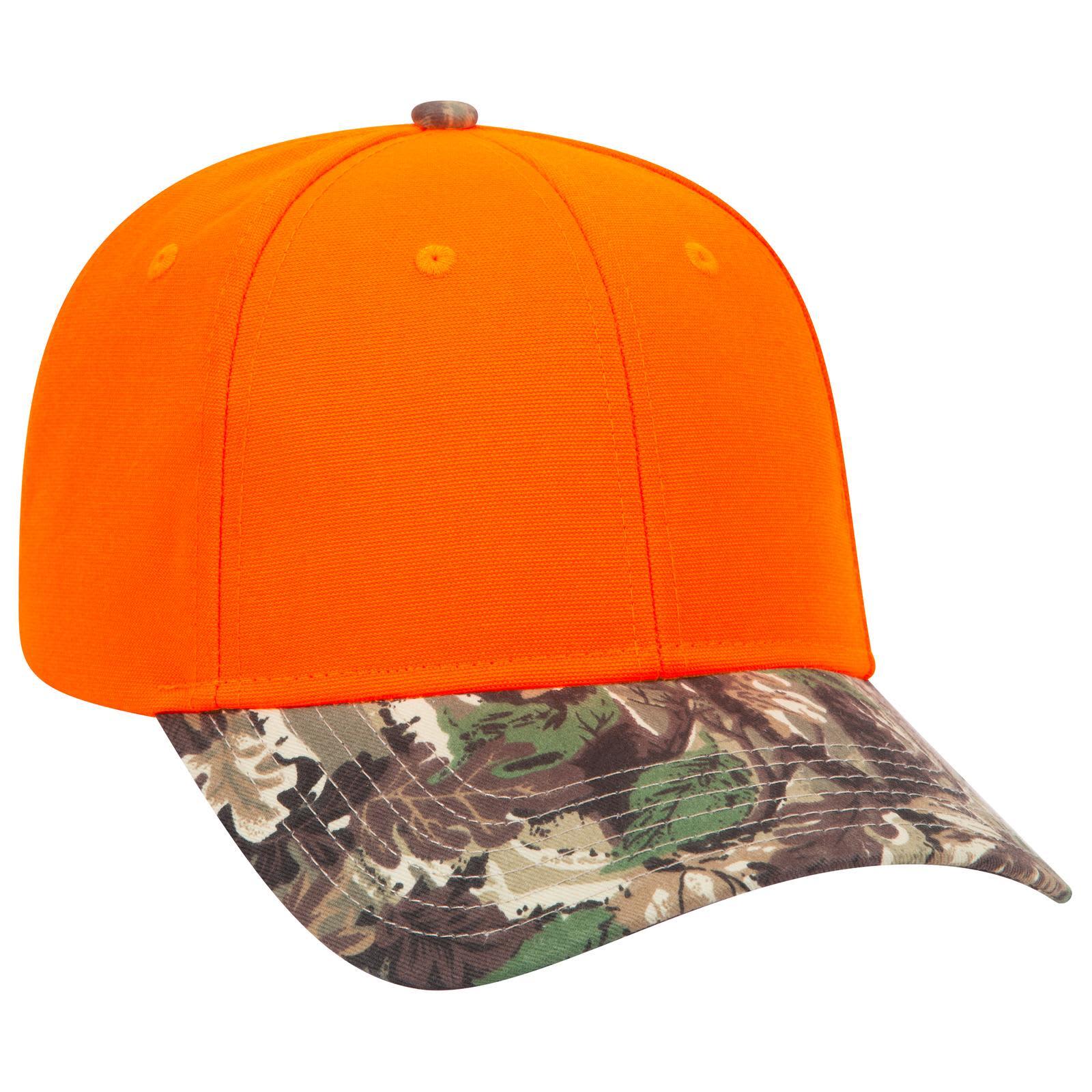 Camo 6 Panel Low Profile Baseball Cap Camo