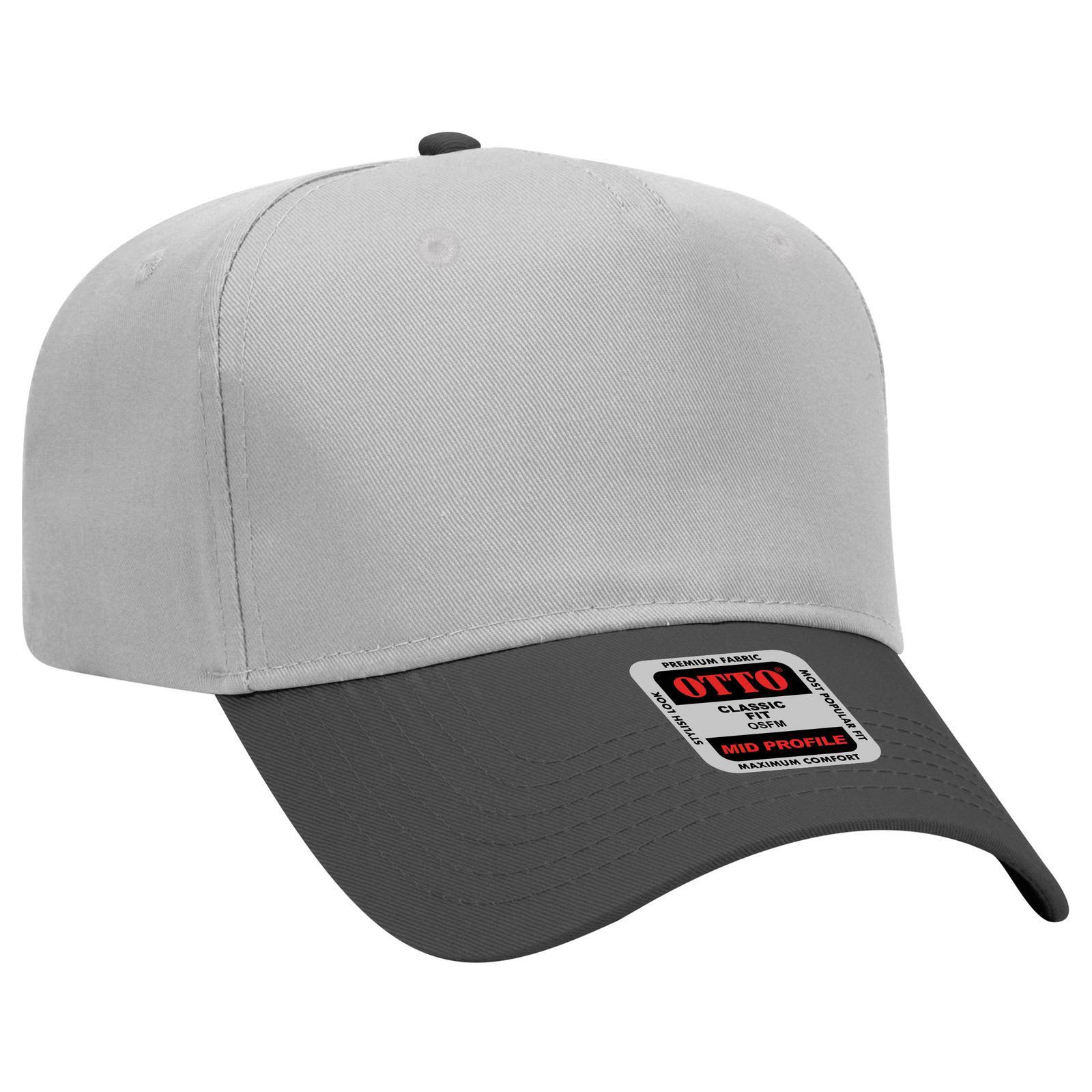 5 Panel Mid Crown Baseball Cap