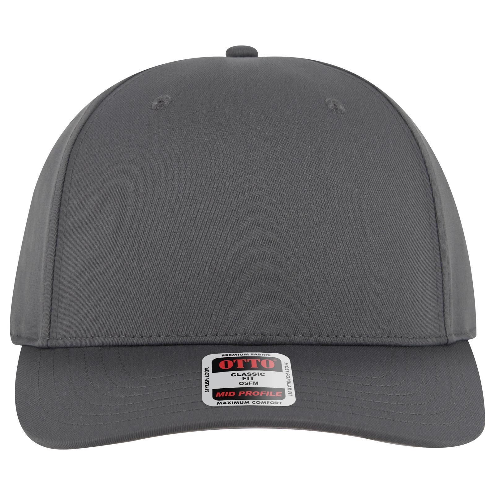 Seamless 6 Panel Mid Profile Baseball Cap