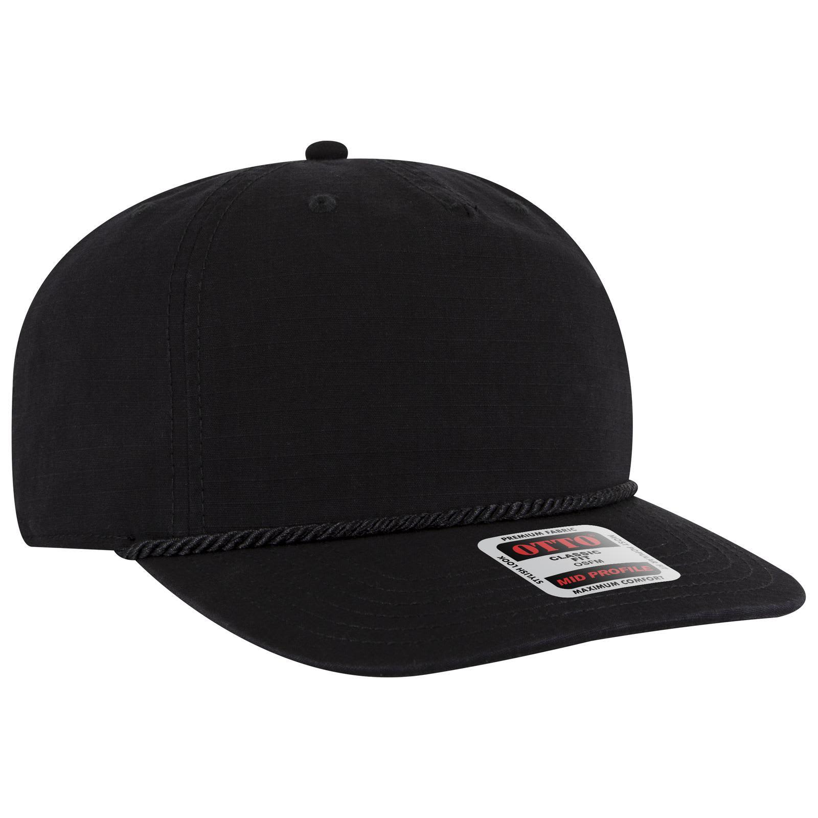 5 Panel Mid Profile Baseball Hat