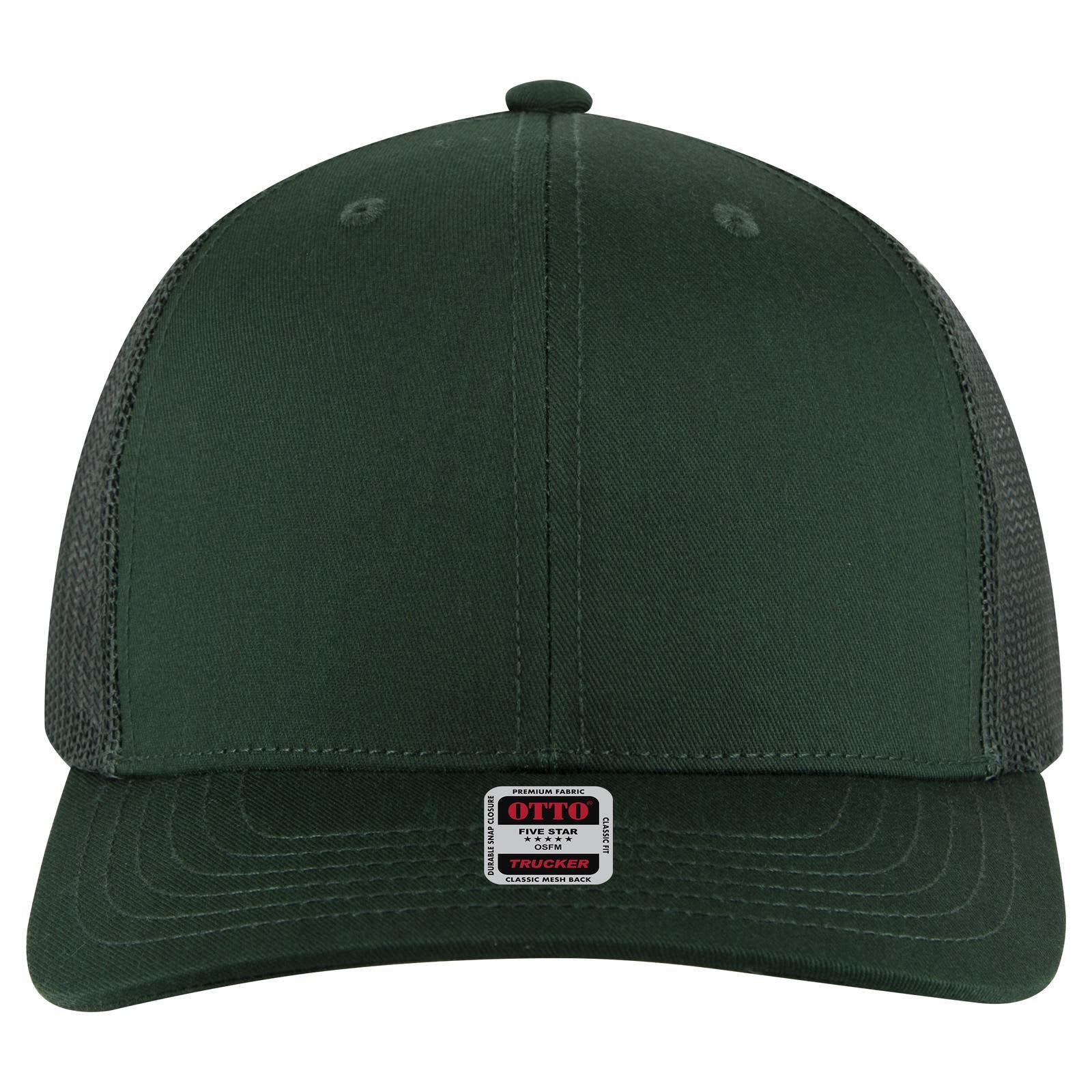6 Panel Mid Profile Trucker Cap (Youth)