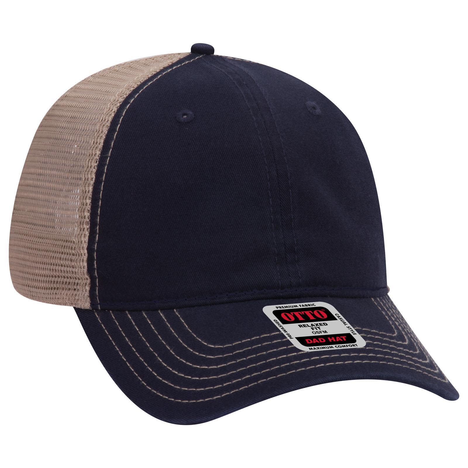 6 Panel Low Profile Trucker Dad Cap