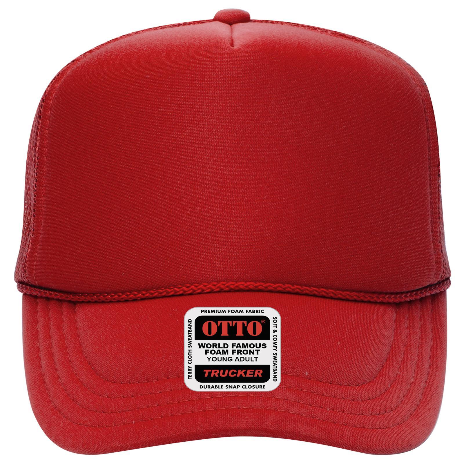 5 Panel High Crown Trucker Cap (Youth)