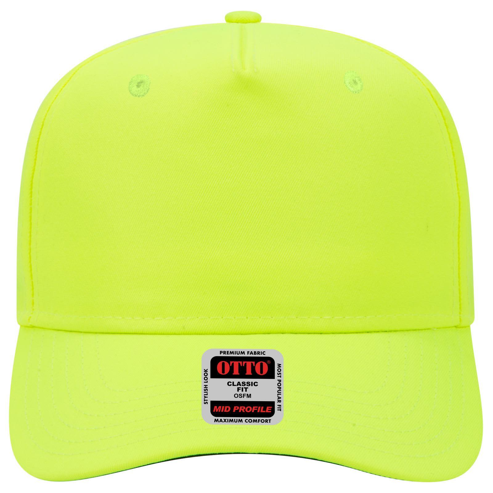 5 Panel Mid Crown Baseball Cap