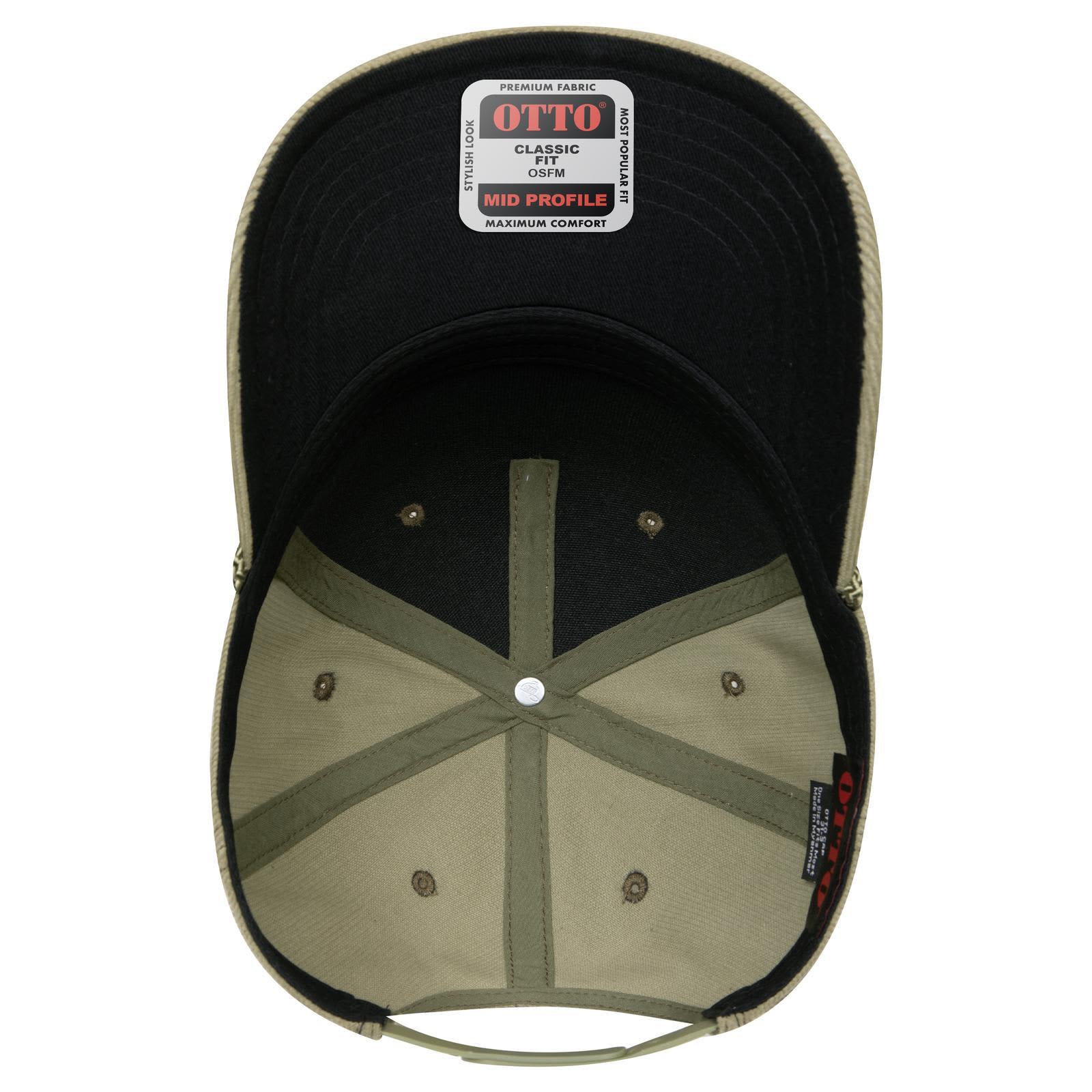 5 Panel Mid Profile Baseball Cap