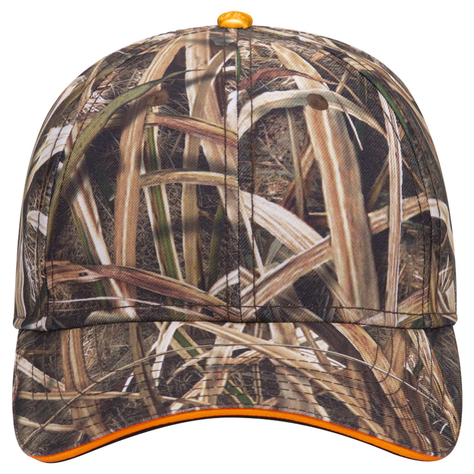Camo Sandwich 6 Panel Low Profile Baseball Cap