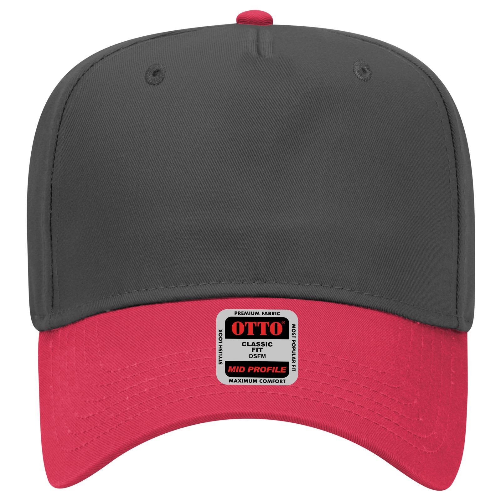 5 Panel Mid Crown Baseball Cap